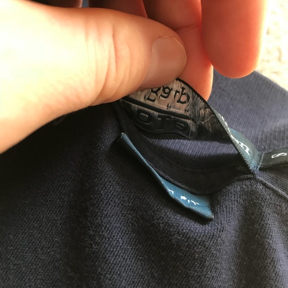 POLO RALPH LAUREN NAVY MESH INTERLOCK SHIRT - Picture 5 of 7